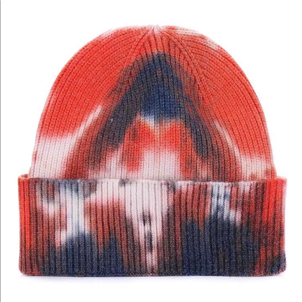 Tie 2 Die Beanie-Orange/Navy